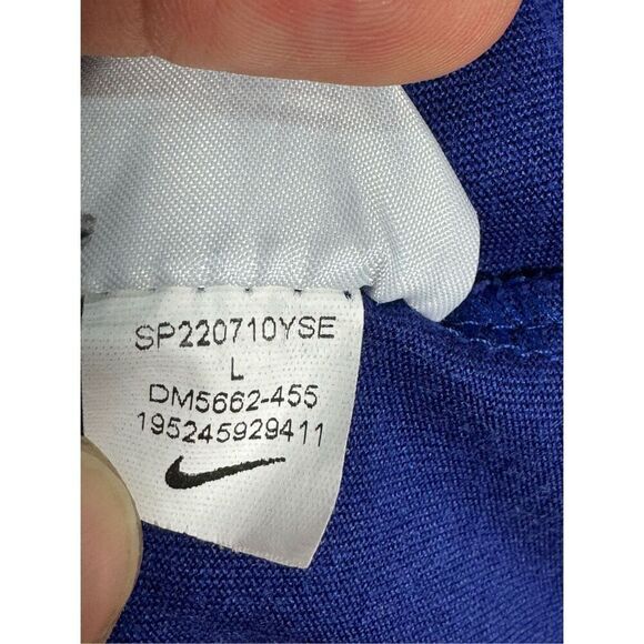 Nike Dri Fit Men's Size Large Sport Clash Training T-Shirt Purple/Blue Short Sle - Picture 10 of 12